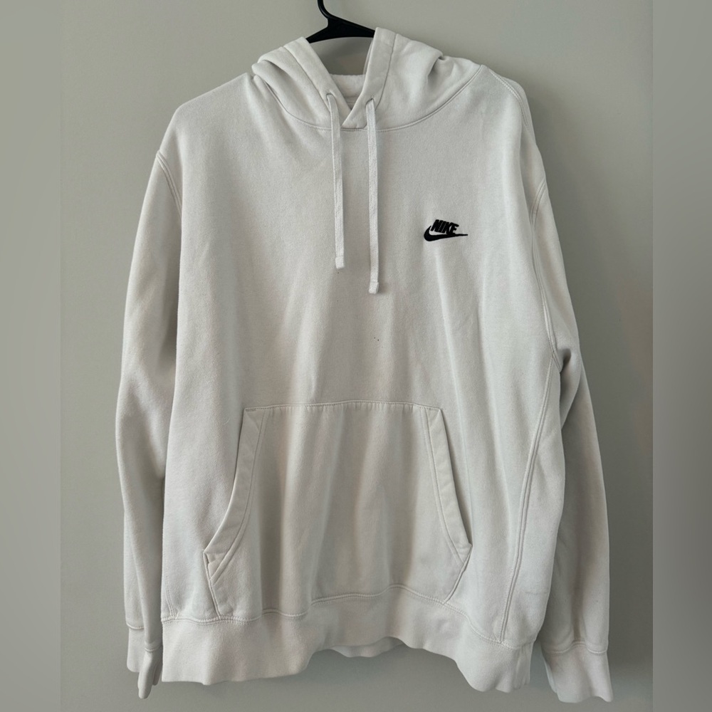 Brand: Nike. Type: hoodie. Size: medium. Color: White.